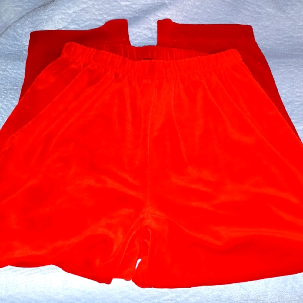 Red Velvet Pants